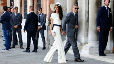 amal and george clooney in venice in 2014