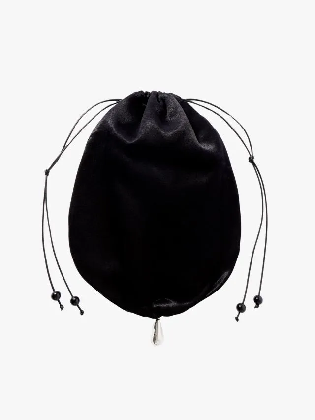 Sophie Buhai Teardrop embellished satin pouch