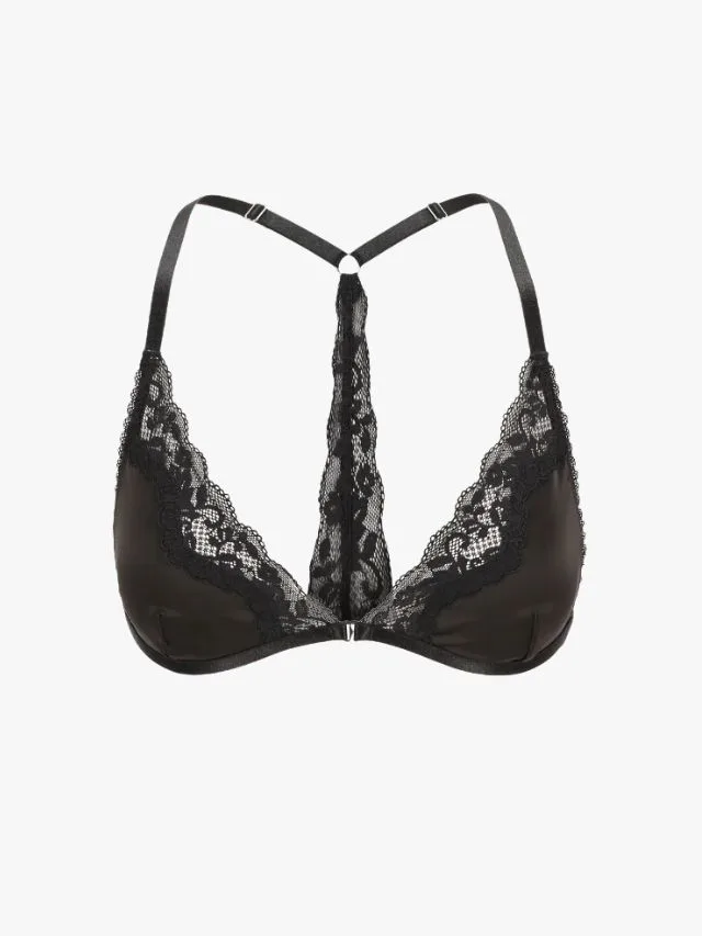 Kat The Label Sadie Bralette in Black