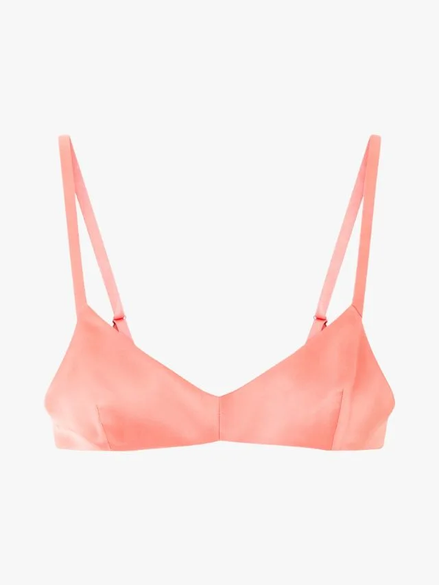 Khaite satin bralette
