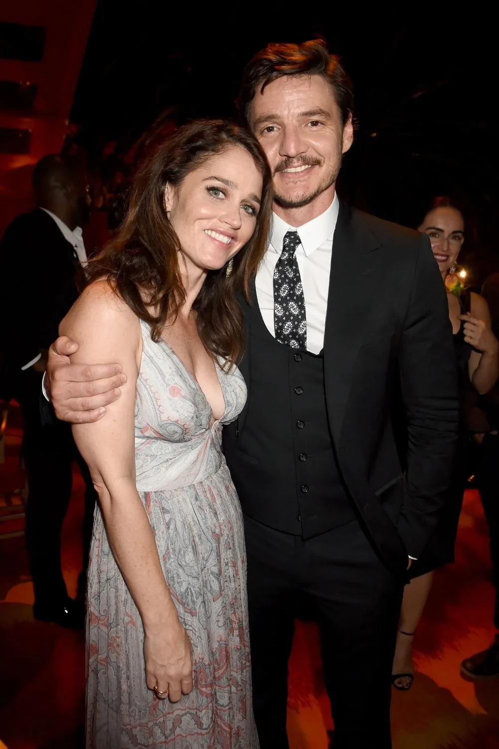 Robin Tunney and Pedro Pascal