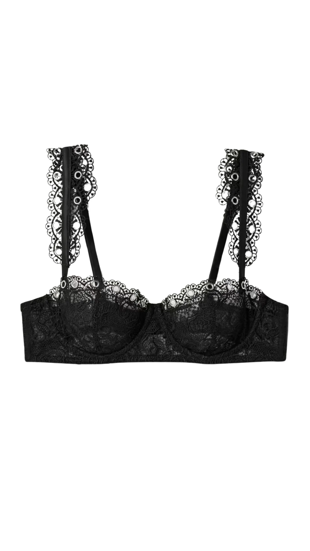 Fleur Du Mal Embellished Balconette Bra