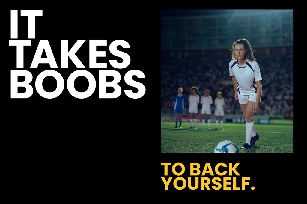 stella insurance it takes boobs campaign