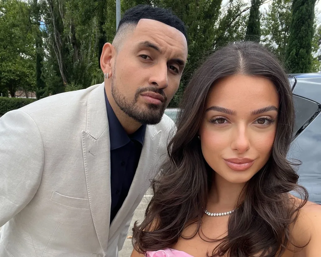 Nick Kyrgios and girlfriend Costeen Hatzi