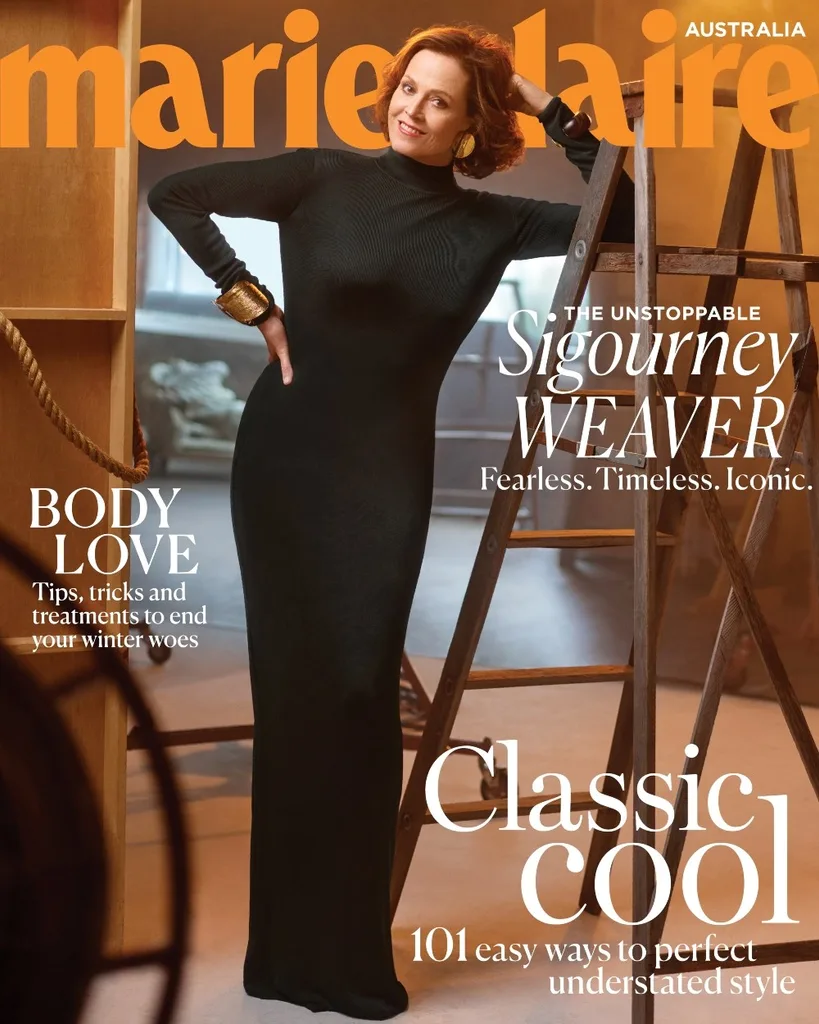 Sigourney Weaver Marie Claire Cover