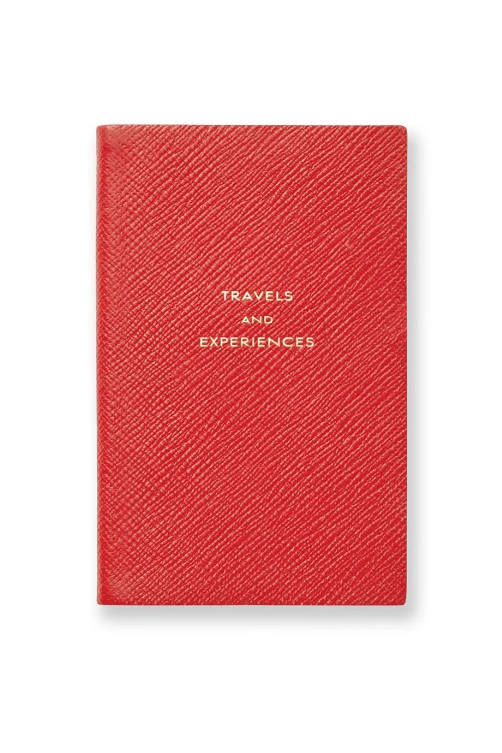 Chic gifts under $100, Smythson Panama Travels And Experiences Textured-Leather Notebook