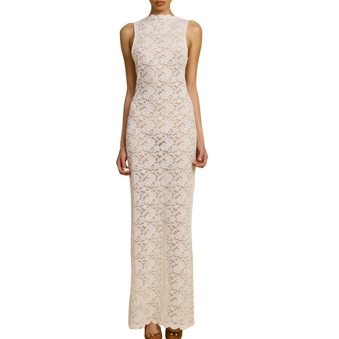 arcina ori lace white dress 