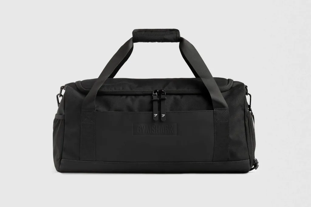 black sports bag