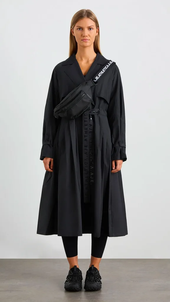 Pleated Trench Coat from Aje Athletica.