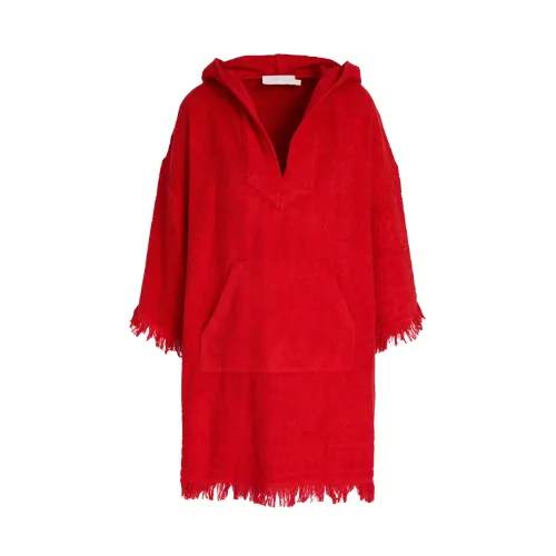 Best Australian Fashion Brands_ZIMMERMAN Hooded Cotton-Terry Mini Dress