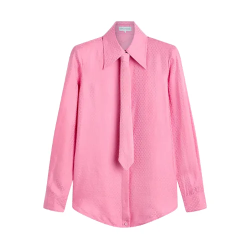 Best Australian Fashion Brands_SCANLAN THEODORE Silk Chain Jacquard Tie Shirt