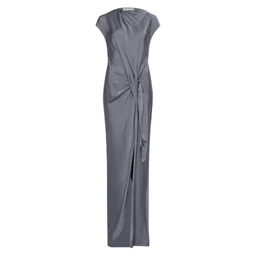Best Australian Fashion Brands_BIANCA SPENDER Slate Crepe Eva Gown