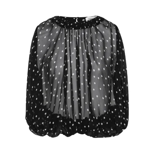 Best Australian Fashion Brands_BIANCA SPENDER Polka Dot Silk Top