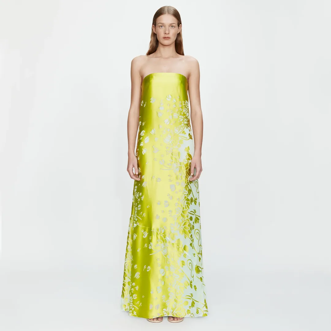 Best Australian Fashion Brands_CHRISTOPHER ESBER Burnout Strapless Dress