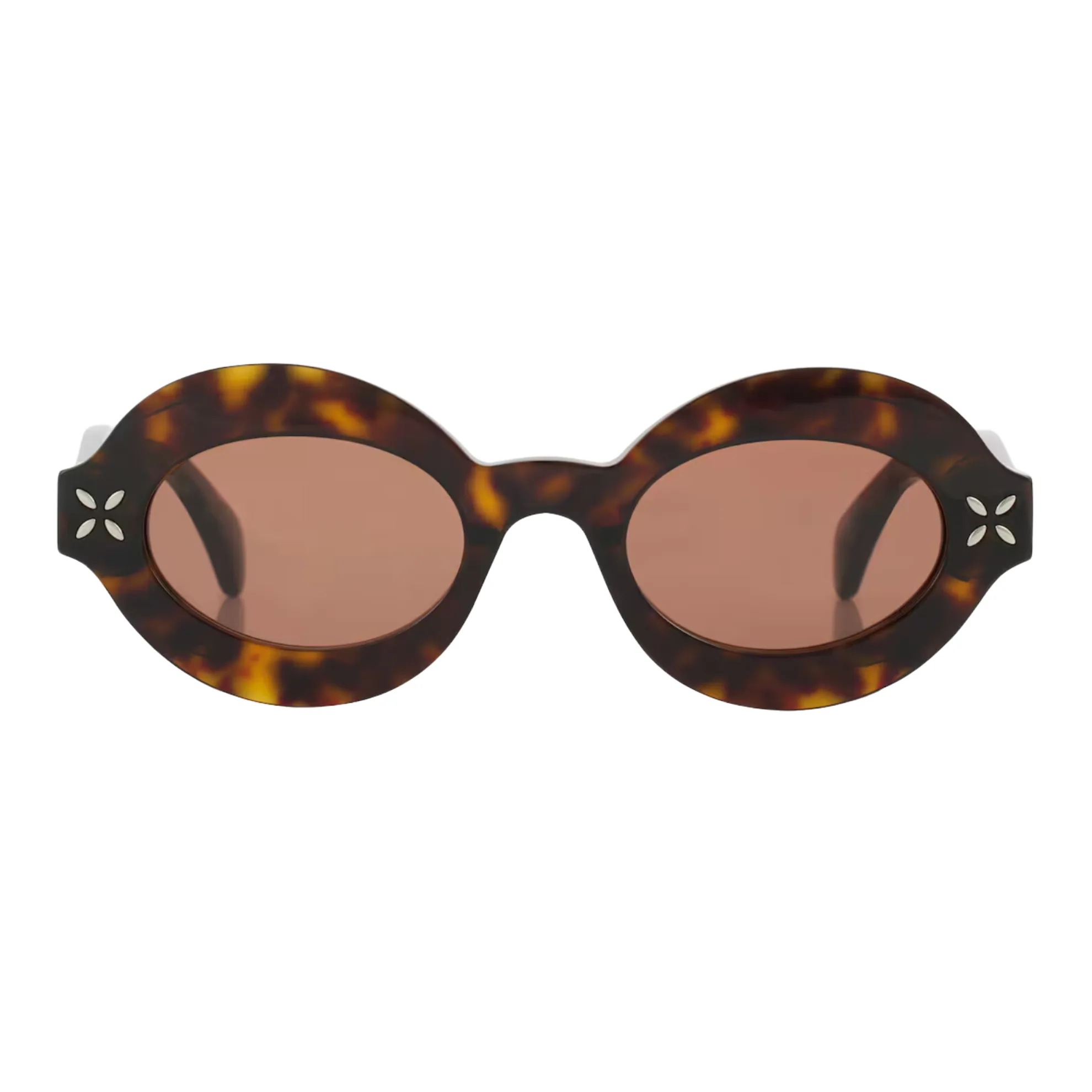 Alaïa Petal round sunglasses