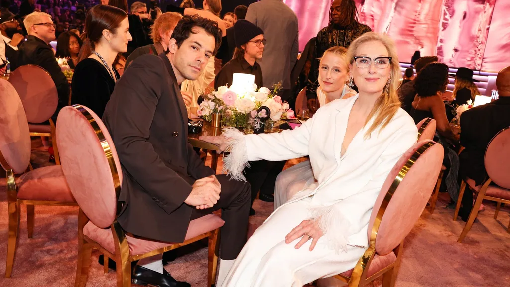 Meryl Streep and her son-in-law, Mark Ronson. 