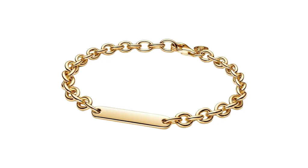 MC Best Valentine's Day Gifts Engravable Bar Link Bracelet