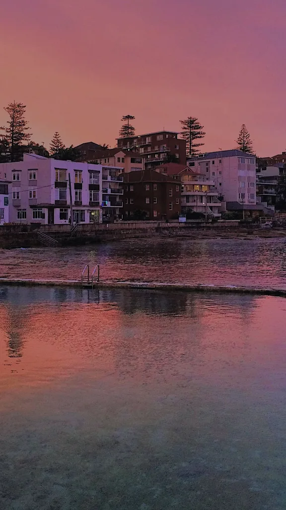 manly beach dusk 