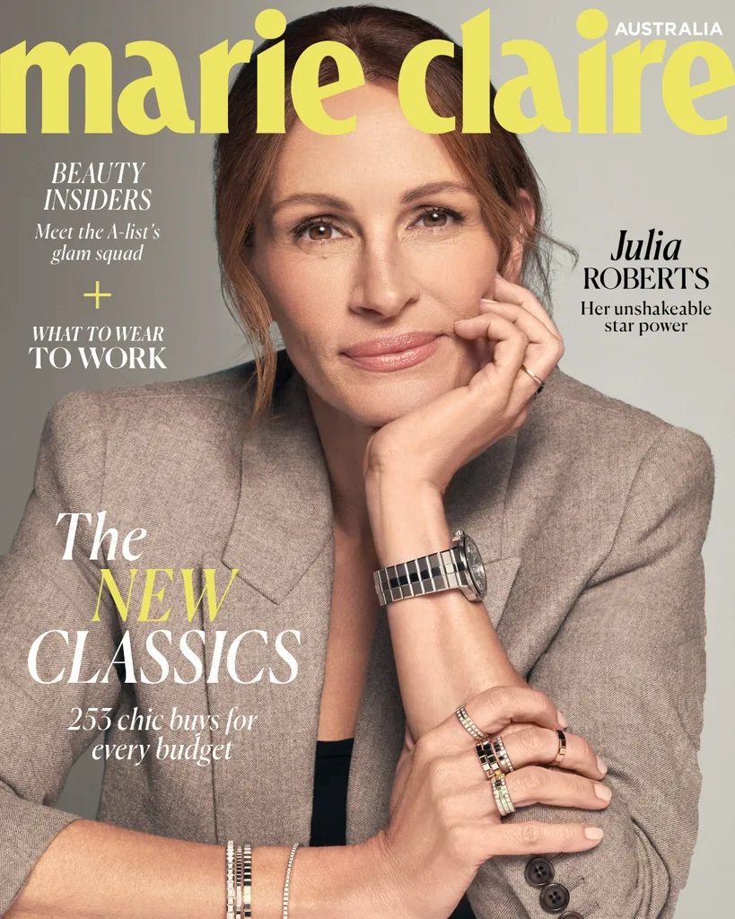 julia roberts x marie claire