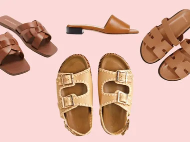 tan sandals