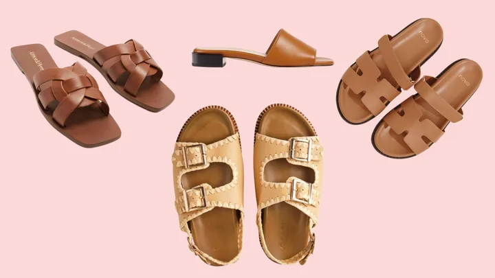 tan sandals