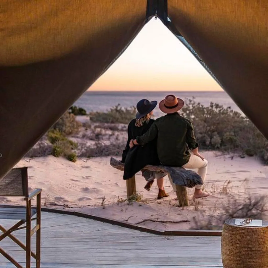 Australian honeymoon in ningaloo reef.