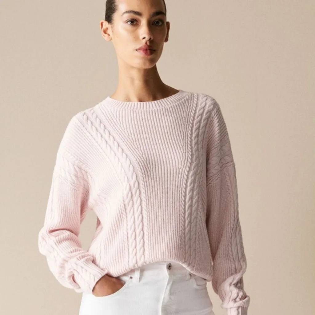 Cashmere sweater.