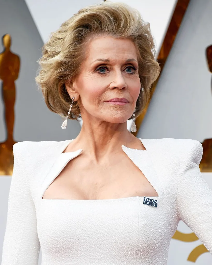 Jane Fonda Oscars 2018 Time's Up