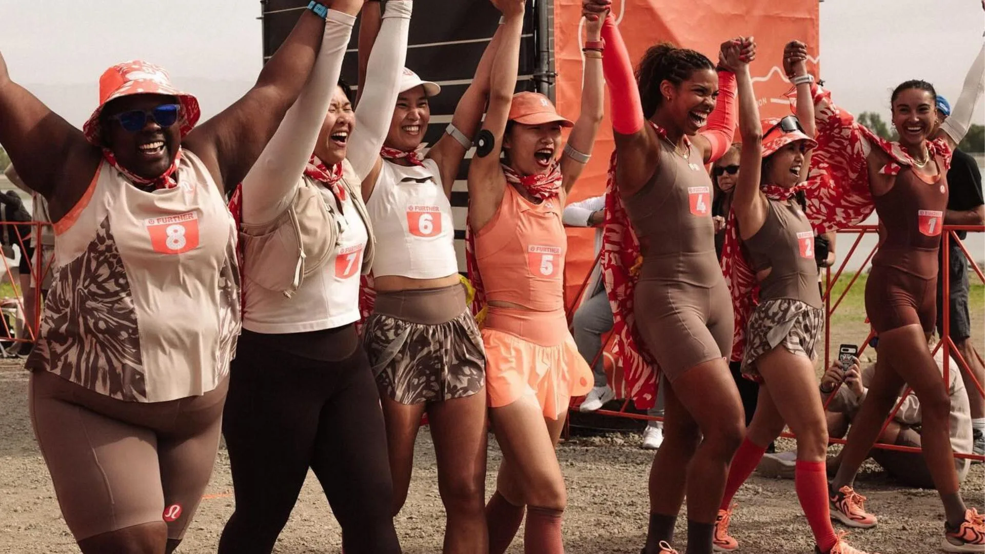 Lululemon popular Orange Marching Set