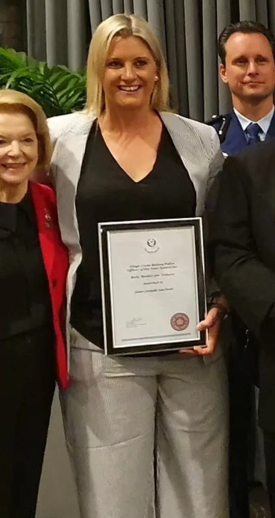 NSW police woman Amy Scott was recognised for her bravery in 2019, about 4 years before her brave actions at the Bondi Junction stabbing in April 2024.