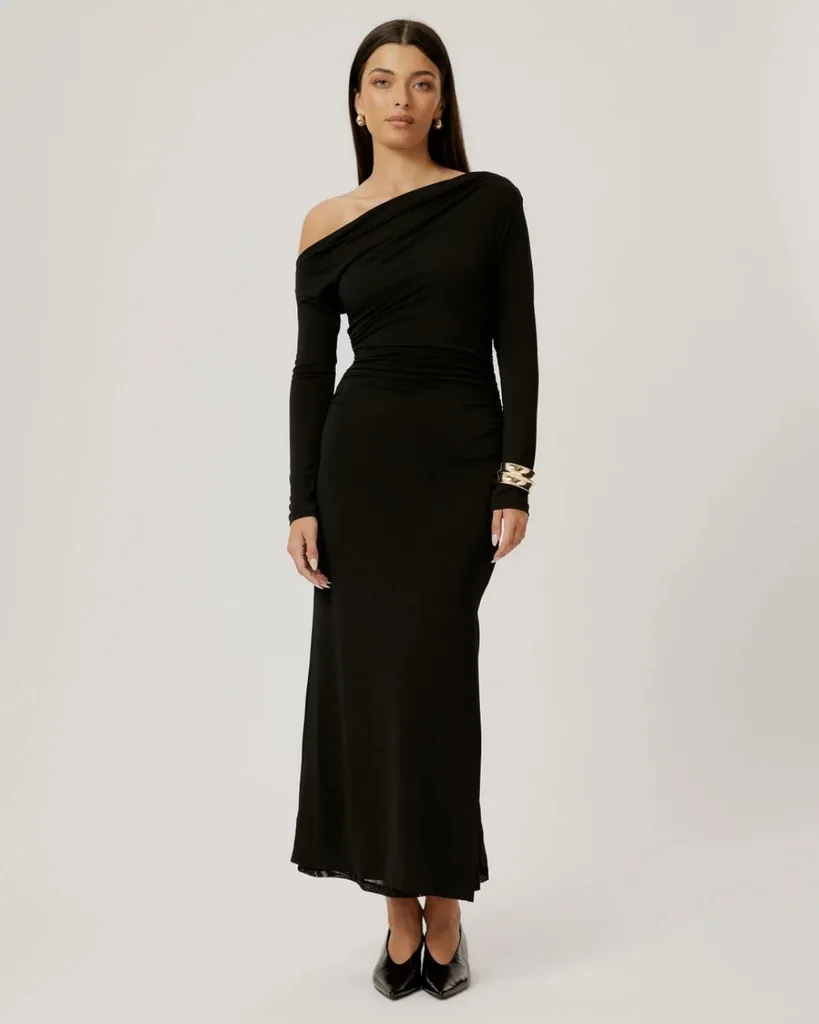 Calli Claude Drape Dress