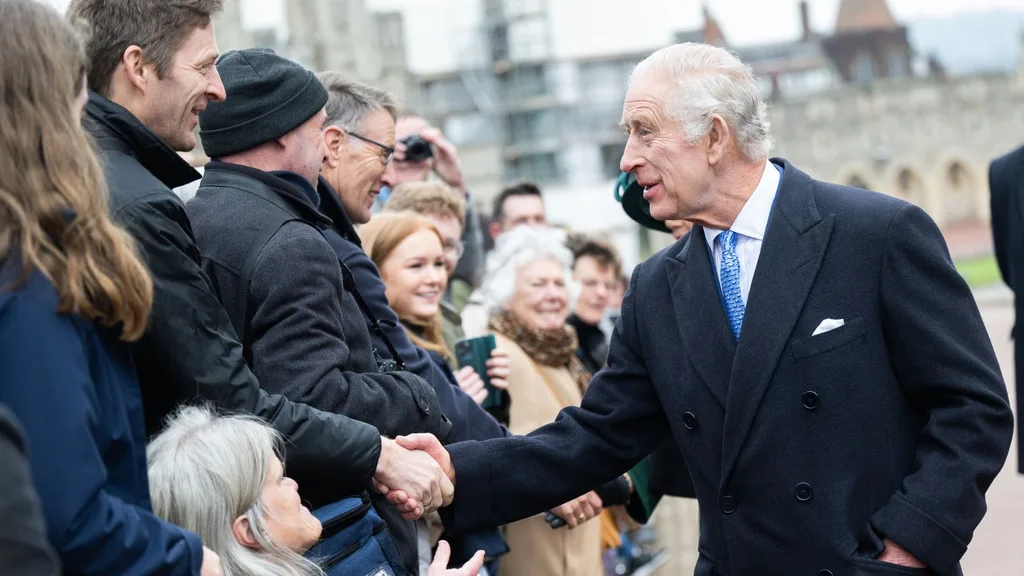 King Charles attends 2024 Easter service. 