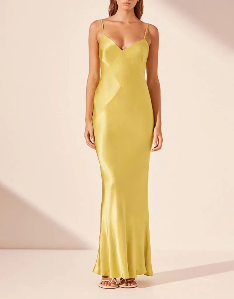 Shona Joy Sofia Spliced Maxi Dress.