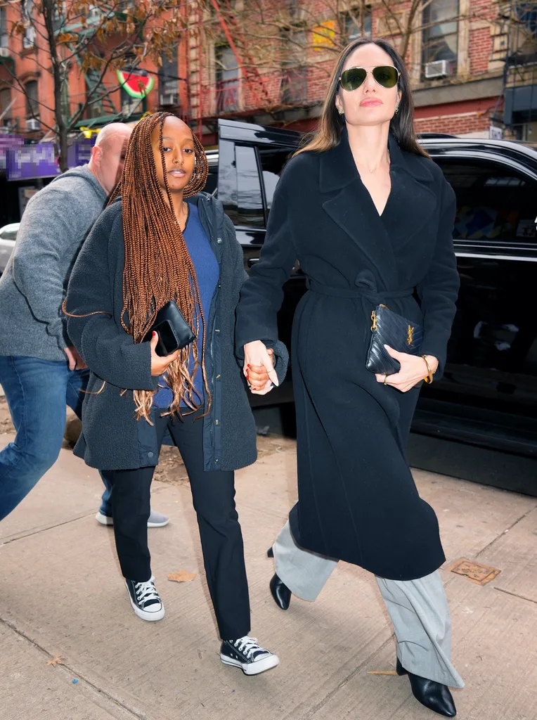 Zahara and Angelina spotted in New York in 2023.