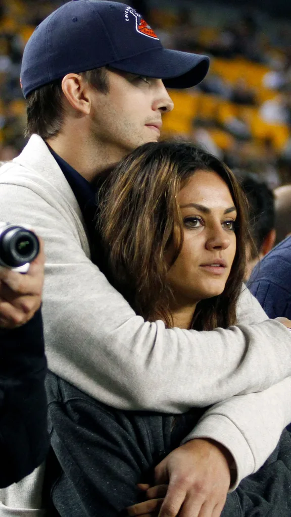 Ashton Kutcher and Mila Kunis. 