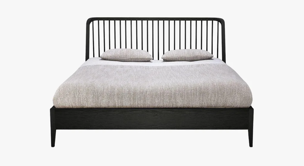 Best Wooden Bed Frames_Ethnicraft Oak Spindle Bed