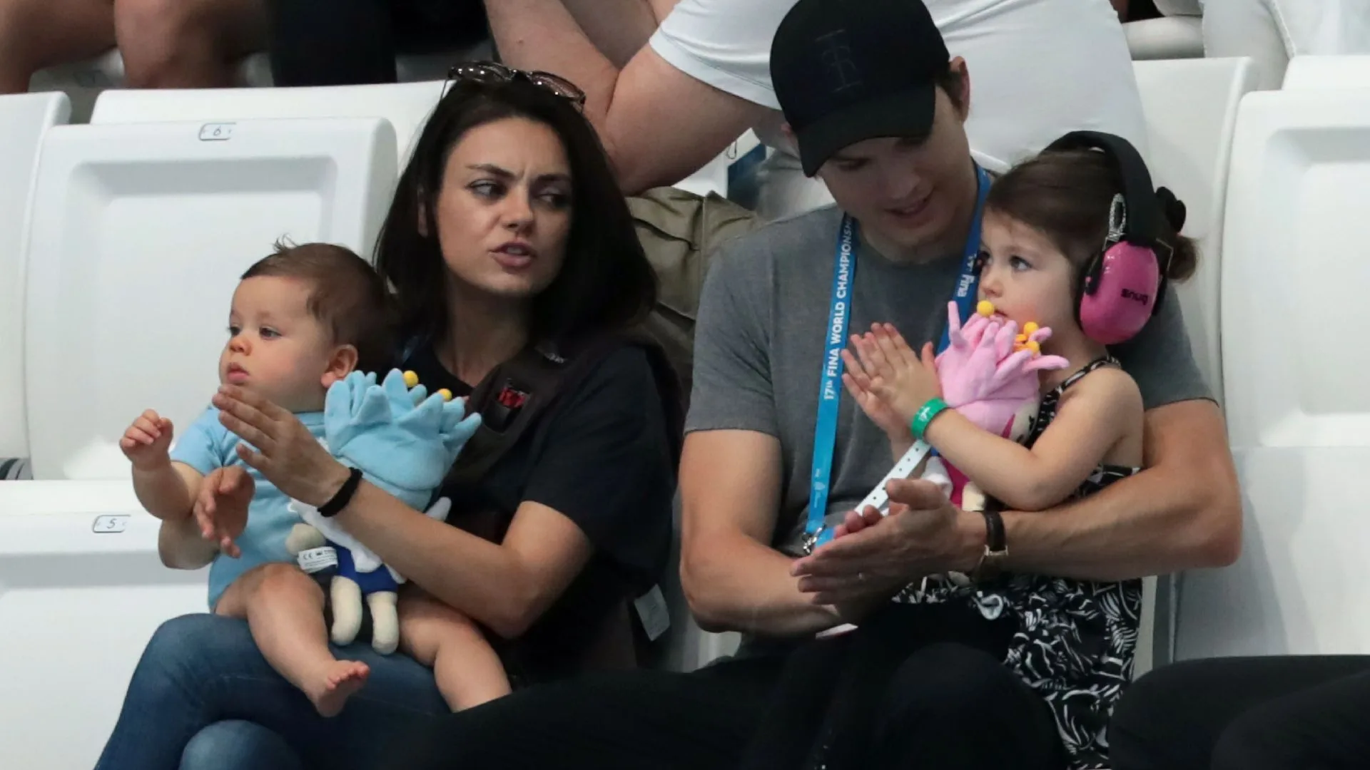 Ashton Kutcher and Mila Kunis's children.