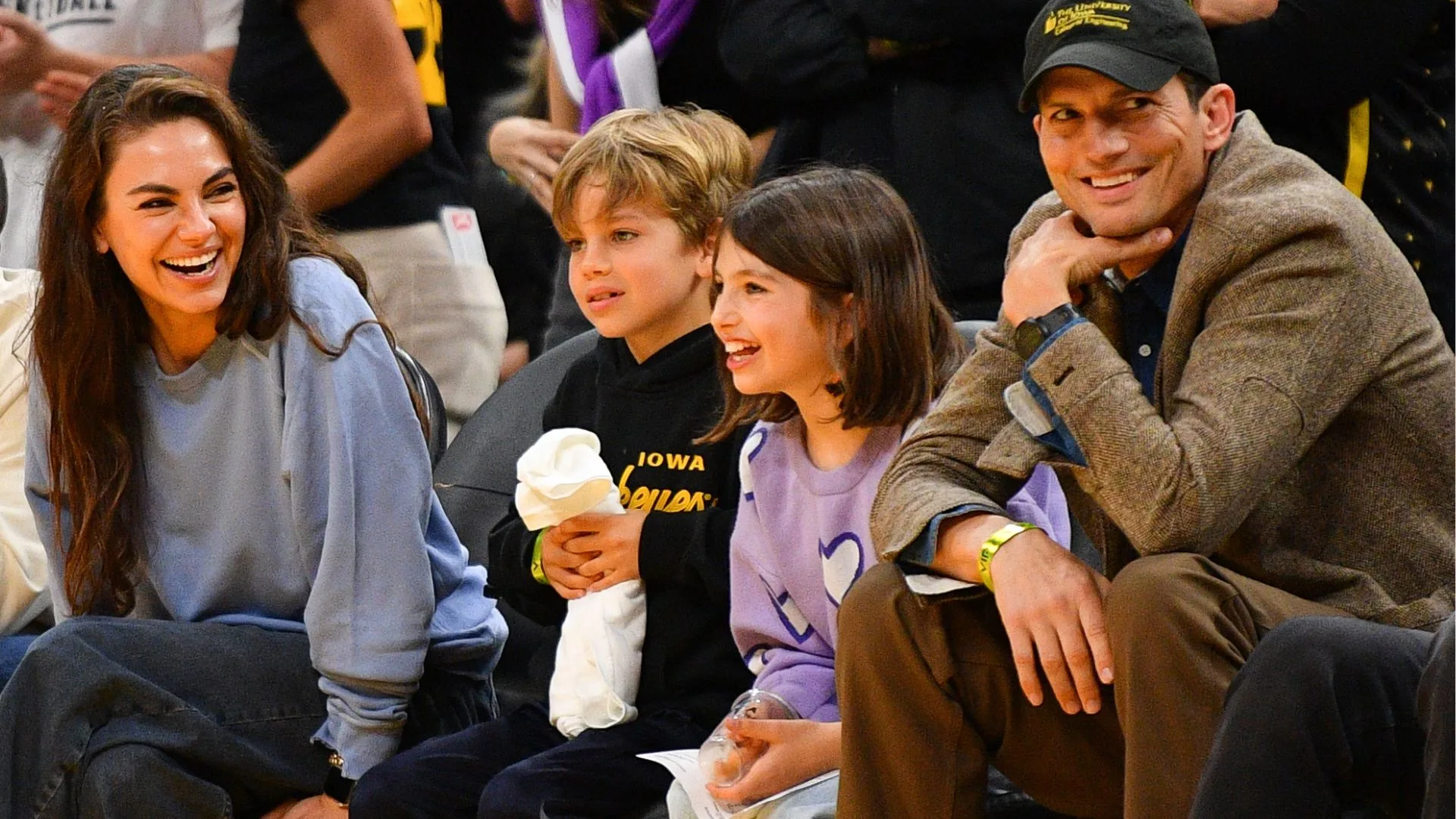 Mila Kunis and Ashton Kutcher's children.