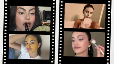 camila mendes beauty routine