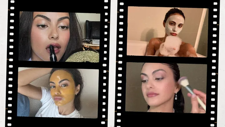 camila mendes beauty routine