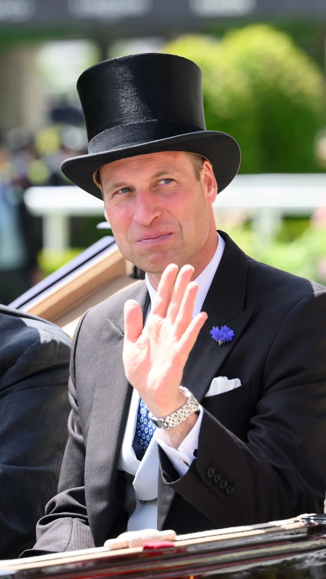 Prince William attends the Royal Ascot,