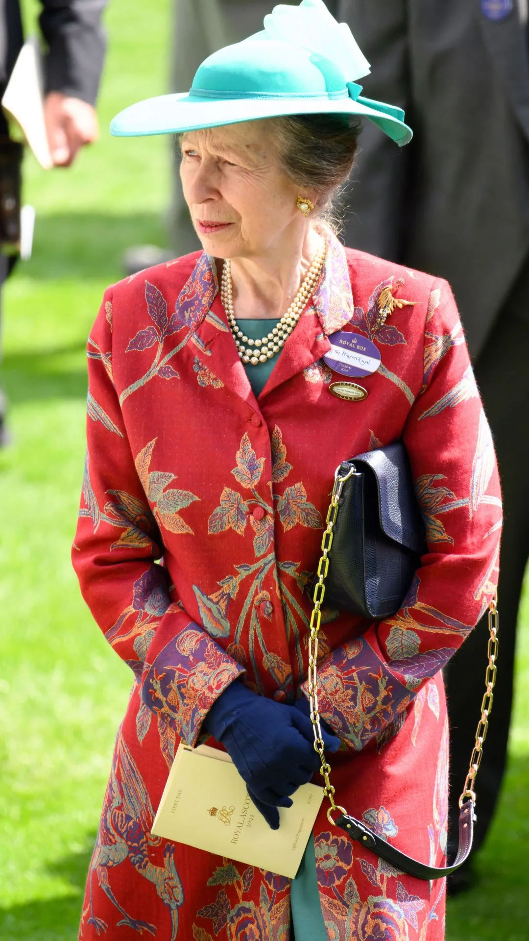 Anne, Princess Royal attends day one of Royal Ascot 2024.