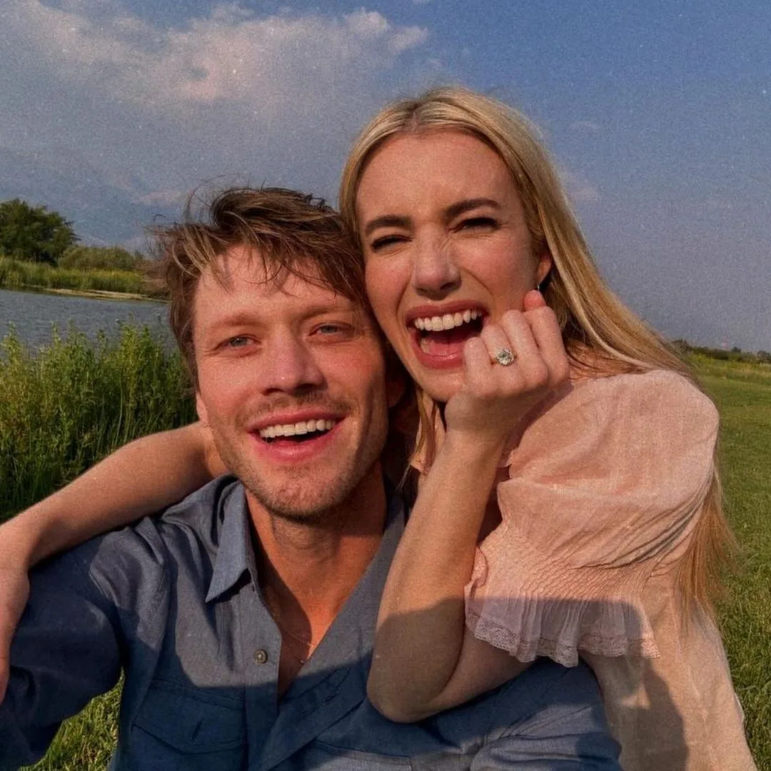 Emma Roberts is engaged.