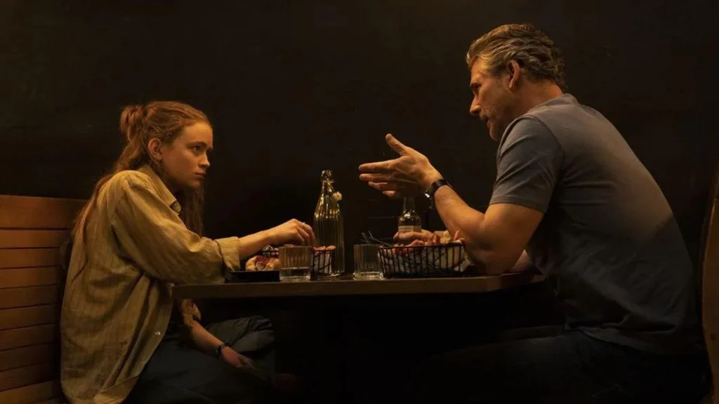 Eric Bana and Sadie Sink play a father-daughter-duo in A Sacrifice. 