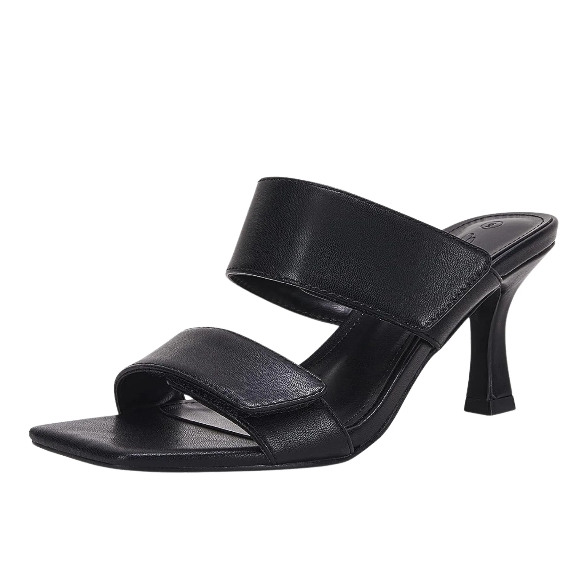 There’s nothing like a mule for summer, and these heels feature an on-trend squared toe and curved architectural heel that will add a sophisticated element to any outfit. The adjustable velcro straps are a cute feature that add room for personalisation.