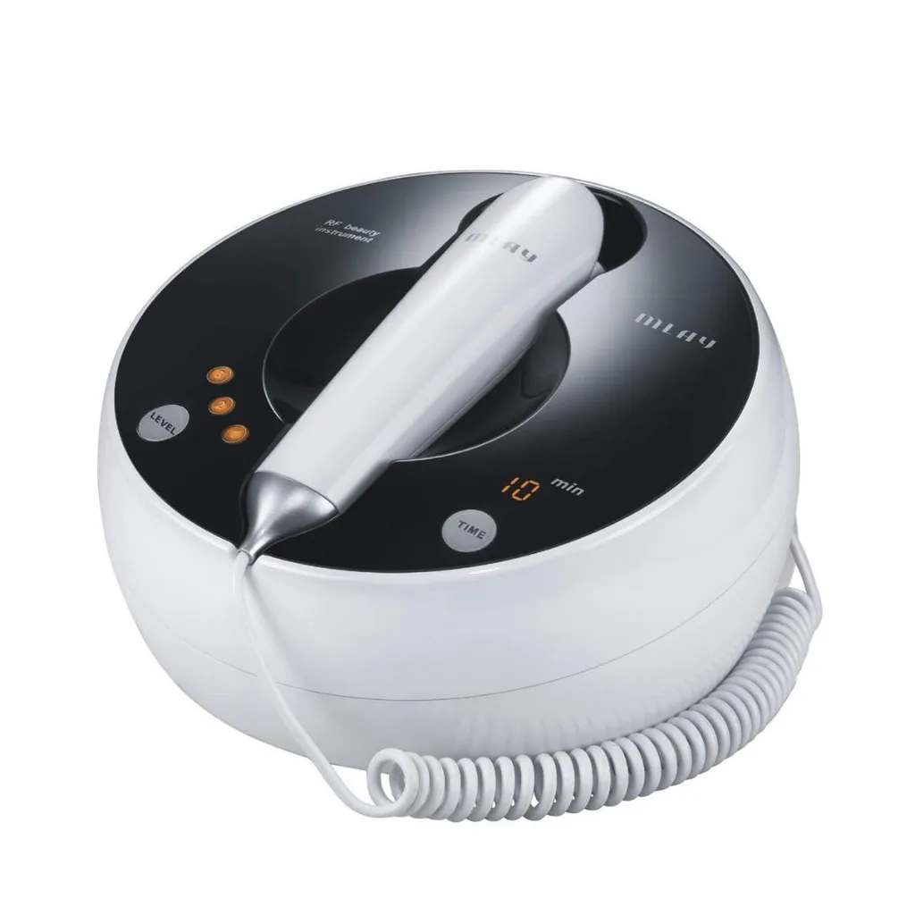 This radiofrequency device can be used to tighten and tone the face and body. We love that it has a built-in safety mechanism that adjusts the heat temperature as you move the device for optimum safety. One of the best Amazon sale skincare devices. 