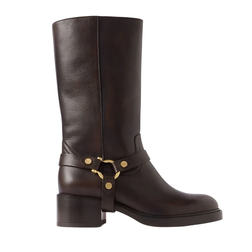 chloe biker boots