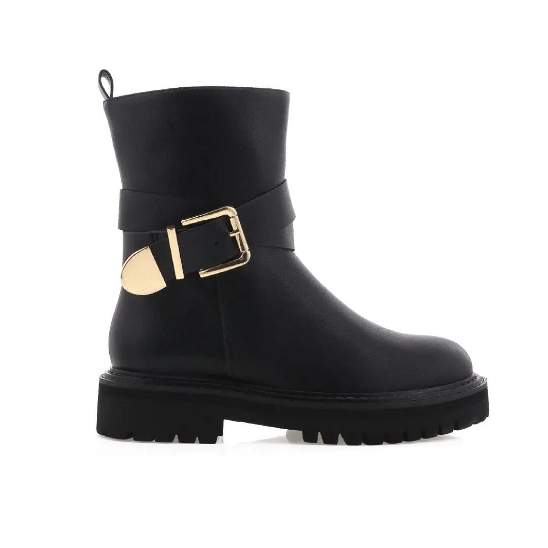 ankle biker boots