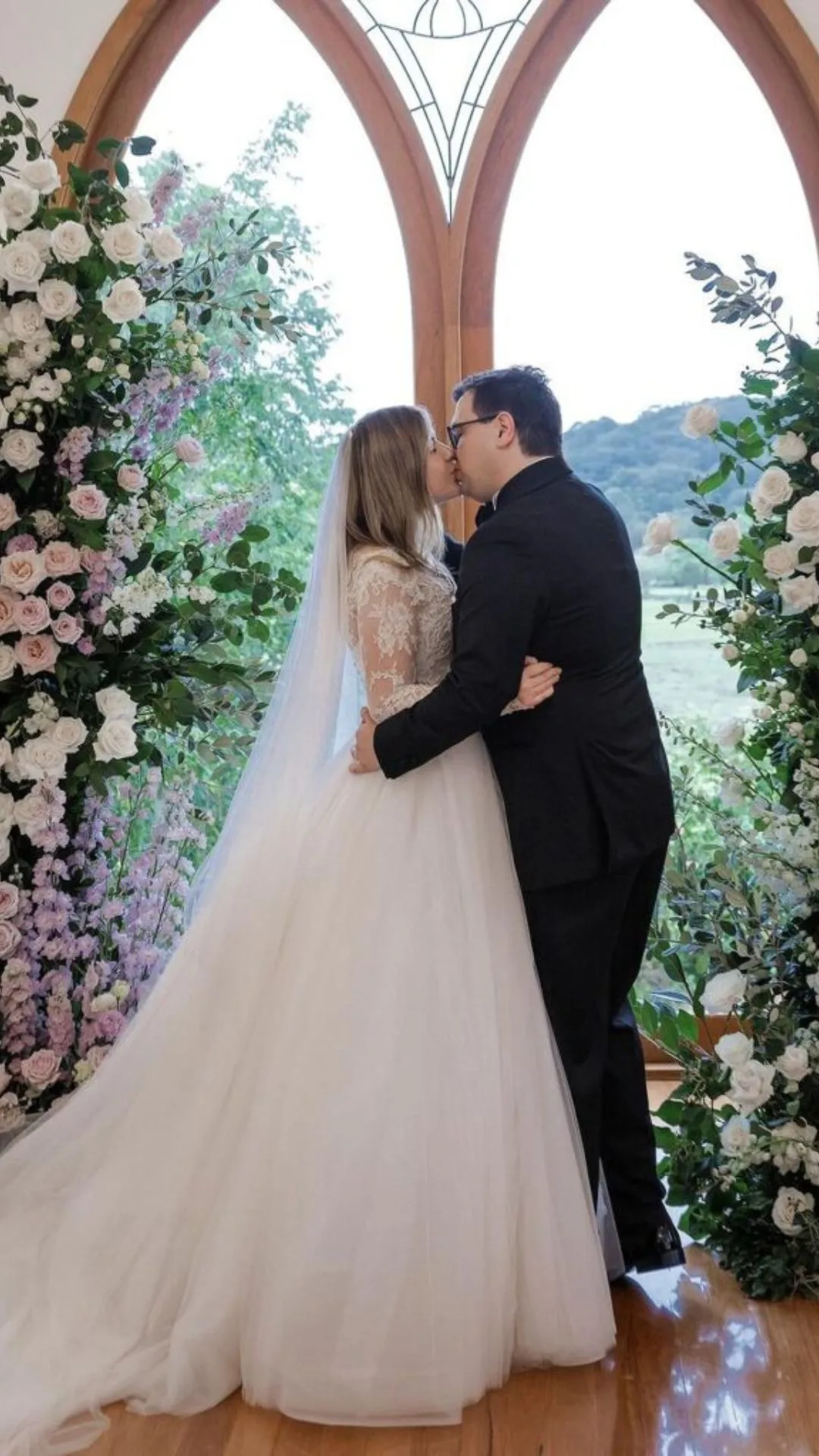 Brittany Higgins and David Sharaz wedding