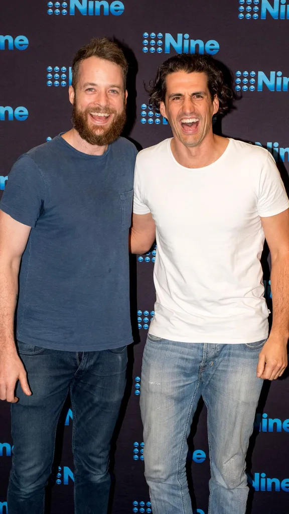 Hamish Blake and Andy Lee in 2018.